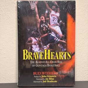 Triumph Books BraveHearts Hardcover Book Unisex OS Black New Gonzaga Basketball